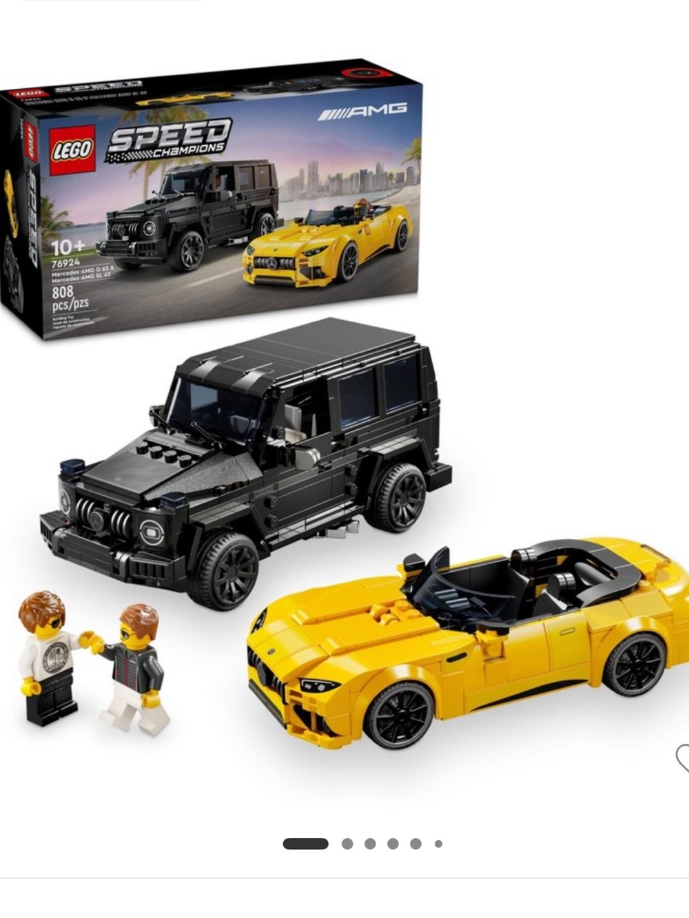 Lego Speed Champions Mercedes G-Class SUV and Convertible - Yellow & Black